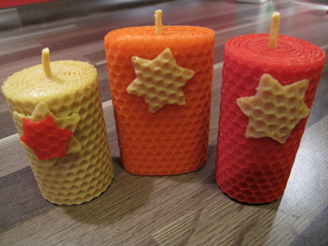 adventní svíčky barevné